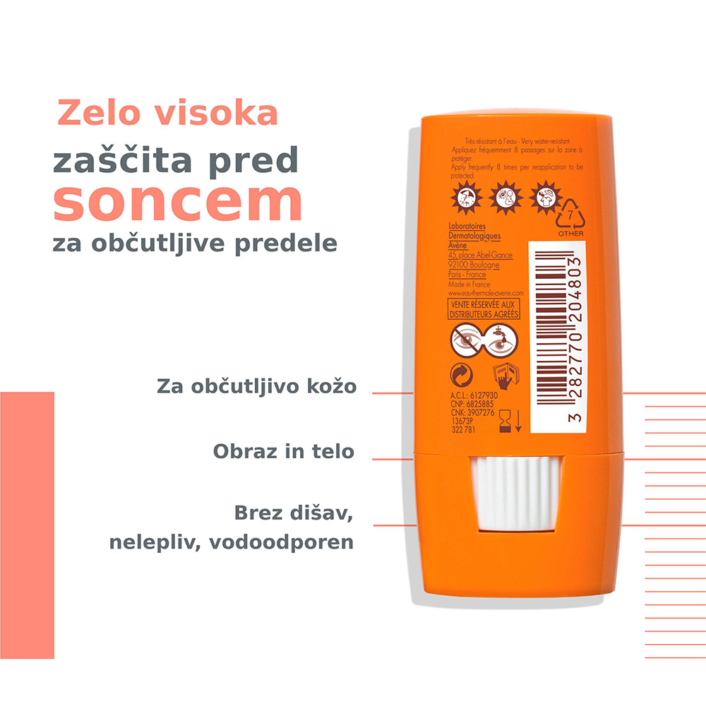 Eau Thermale Avene Sun stik ZF 50+ (8 g)