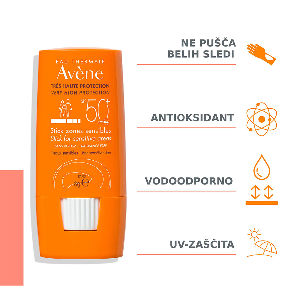 Eau Thermale Avene Sun stik ZF 50+ (8 g)
