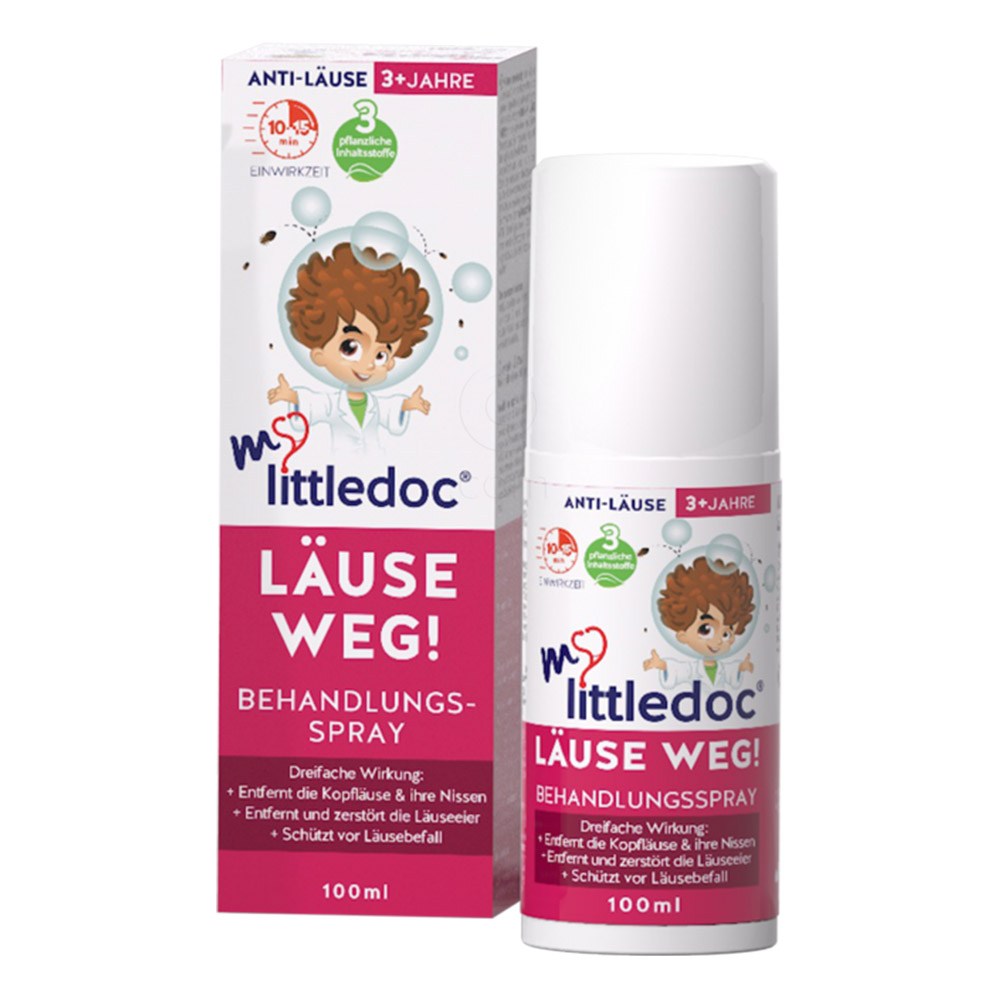 mylittledoc Uši stran!, pršilo za odstranjevanje uši in gnid (100 ml + glavnik)
