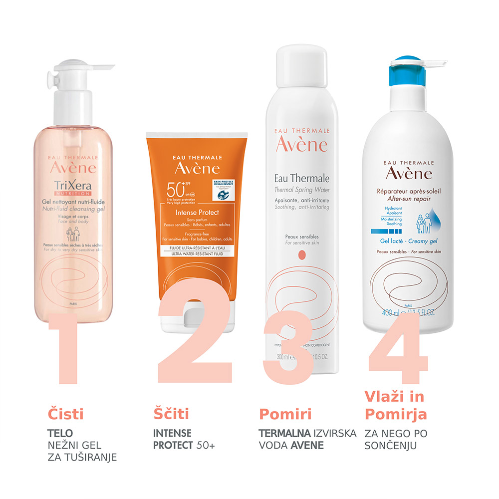 Avene Sun Intense Protect, zelo visoka zaščita pred soncem - ZF 50+ (150 ml)
