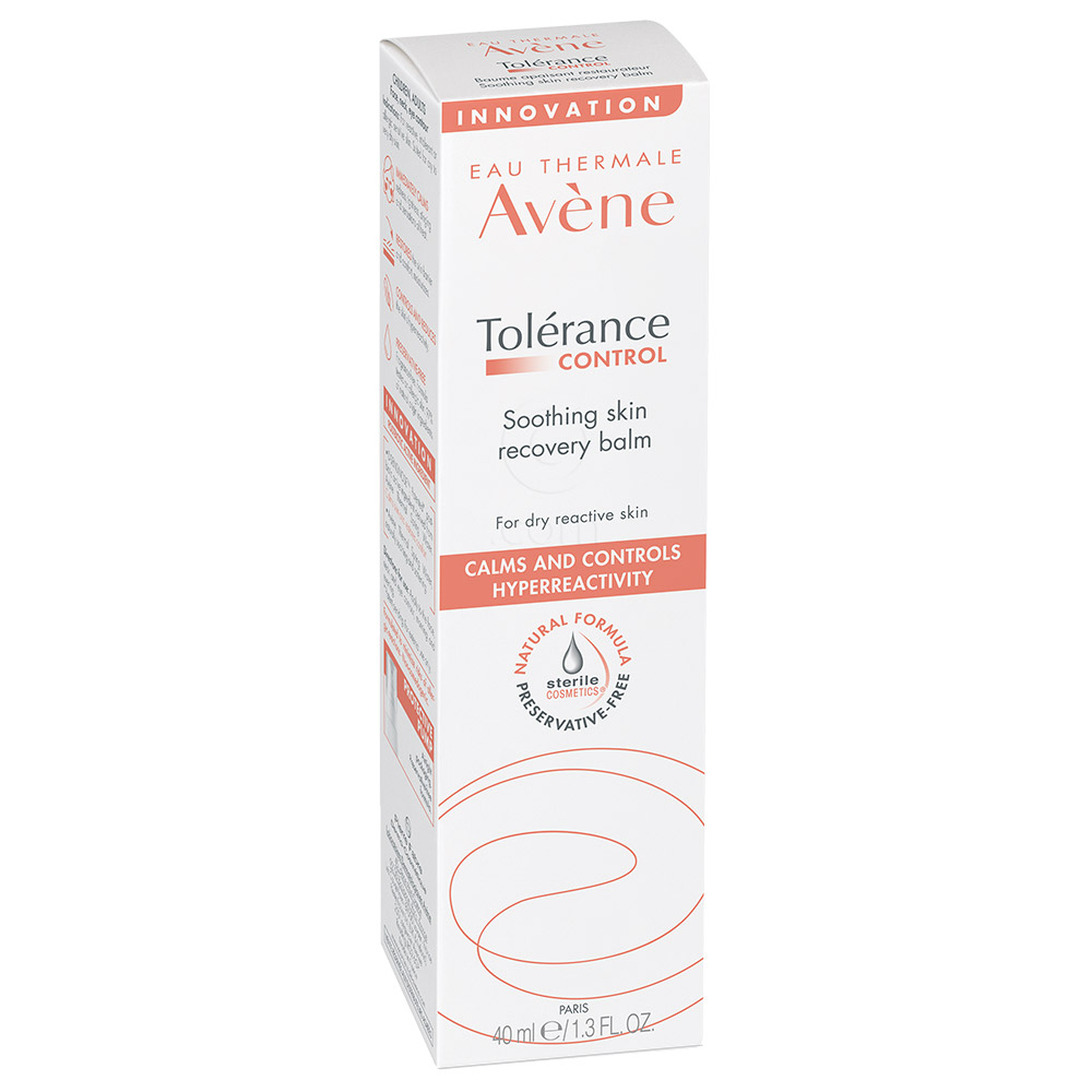 Avene Tolerance Control, pomirjujoči balzam za obnovo kože (40 ml)