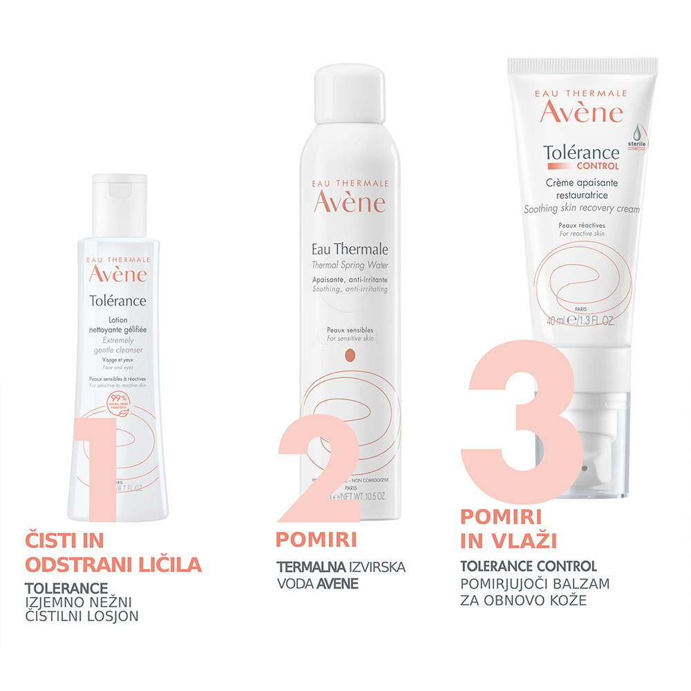 Avene Tolerance Control, pomirjujoči balzam za obnovo kože (40 ml)