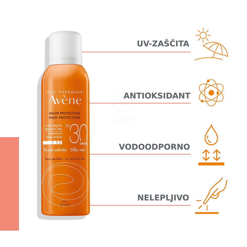 Avene Sun Silky Mist, pršilo - ZF 30 (150 ml)