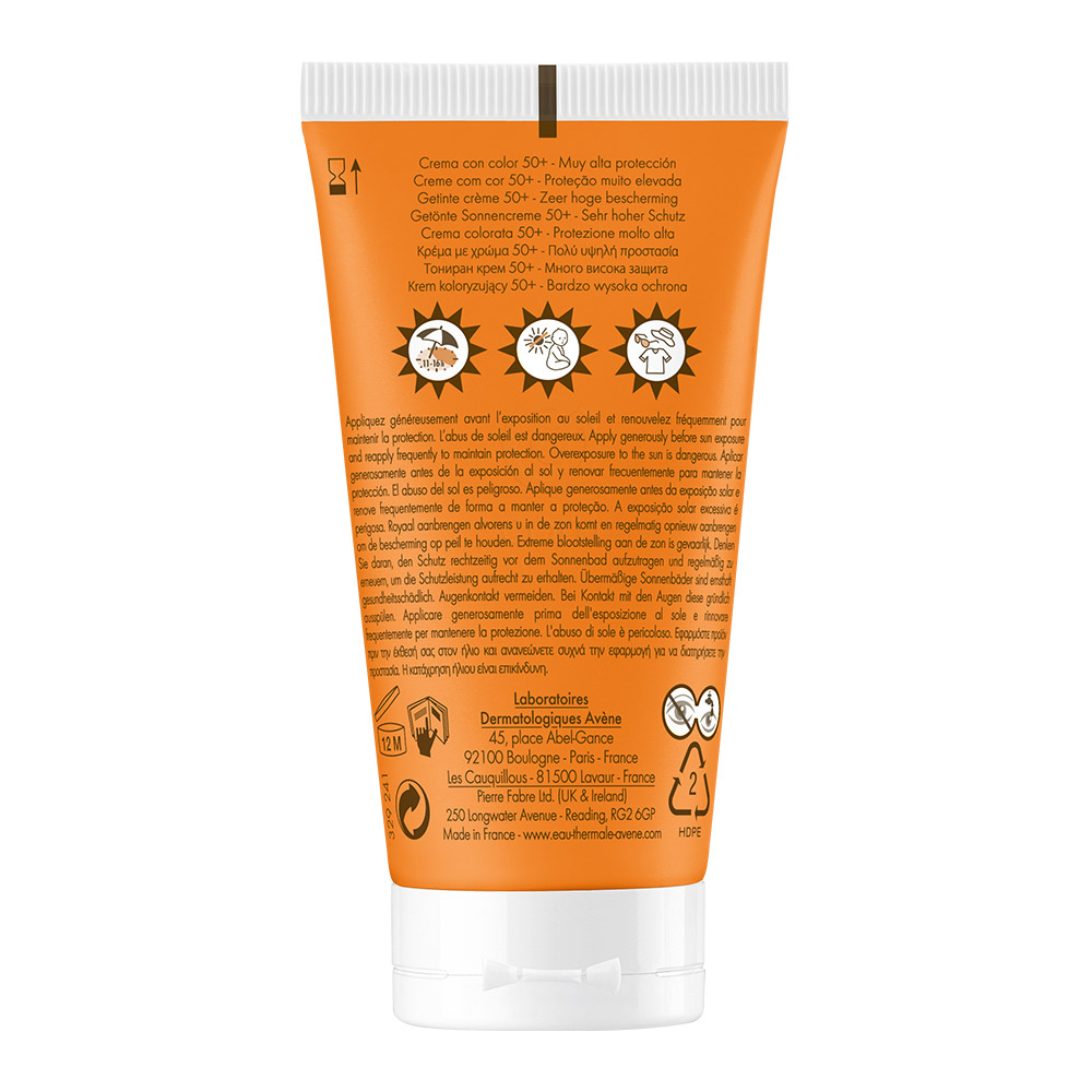 Avene Sun, obarvana krema - zelo visoka zaščita - ZF50+ (50 ml) 
