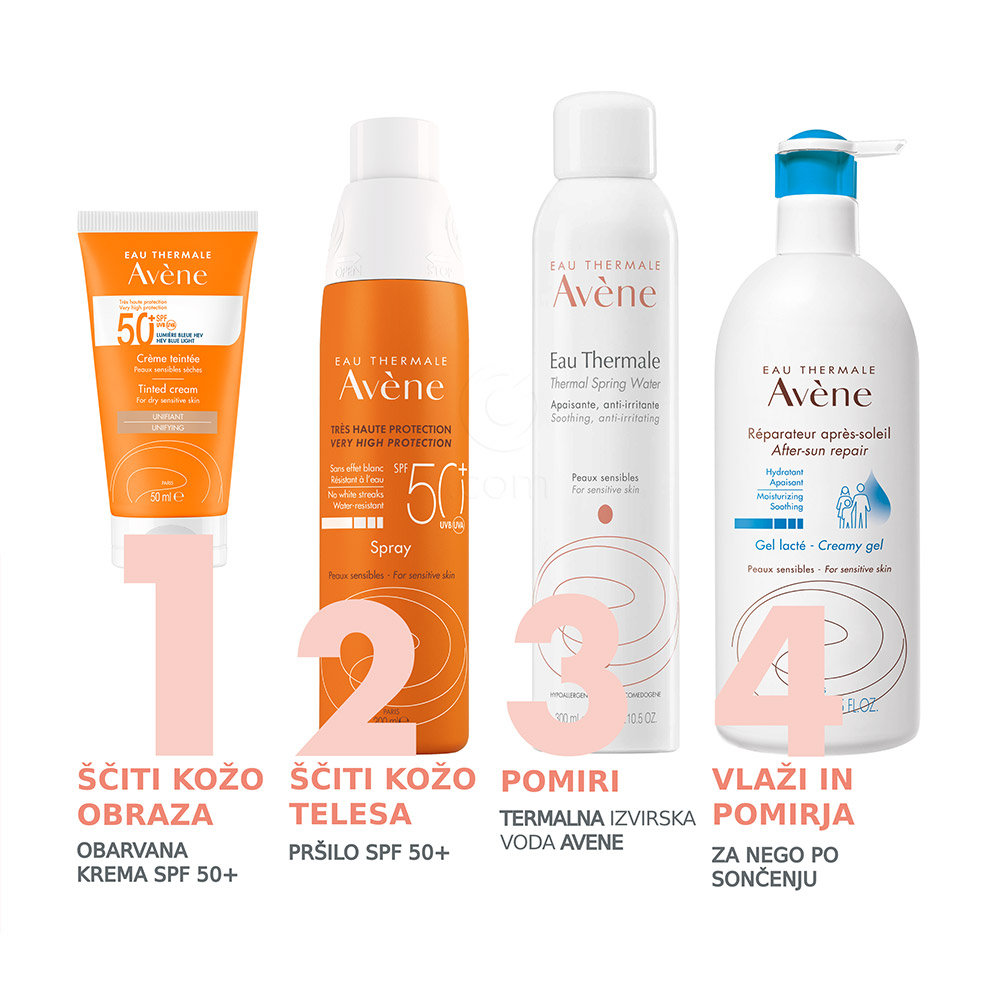 Avene Sun, obarvana krema - zelo visoka zaščita - ZF50+ (50 ml) 