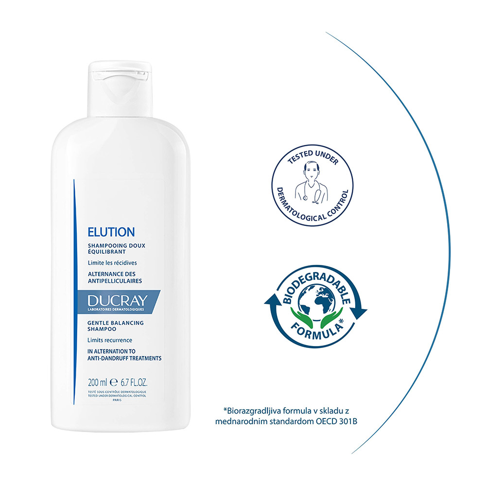 Ducray Elution, šampon (200 ml)