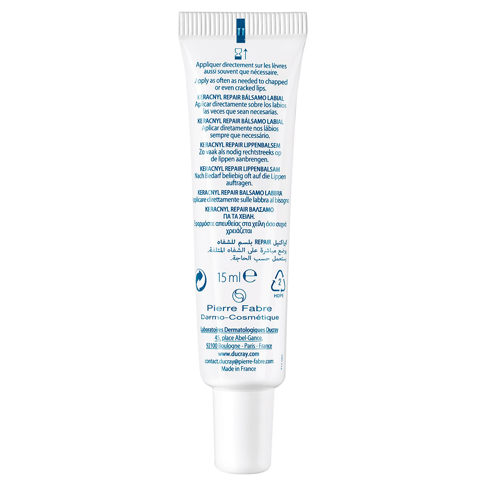 Ducray Keracnyl Repair, balzam za ustnice (15 ml) 