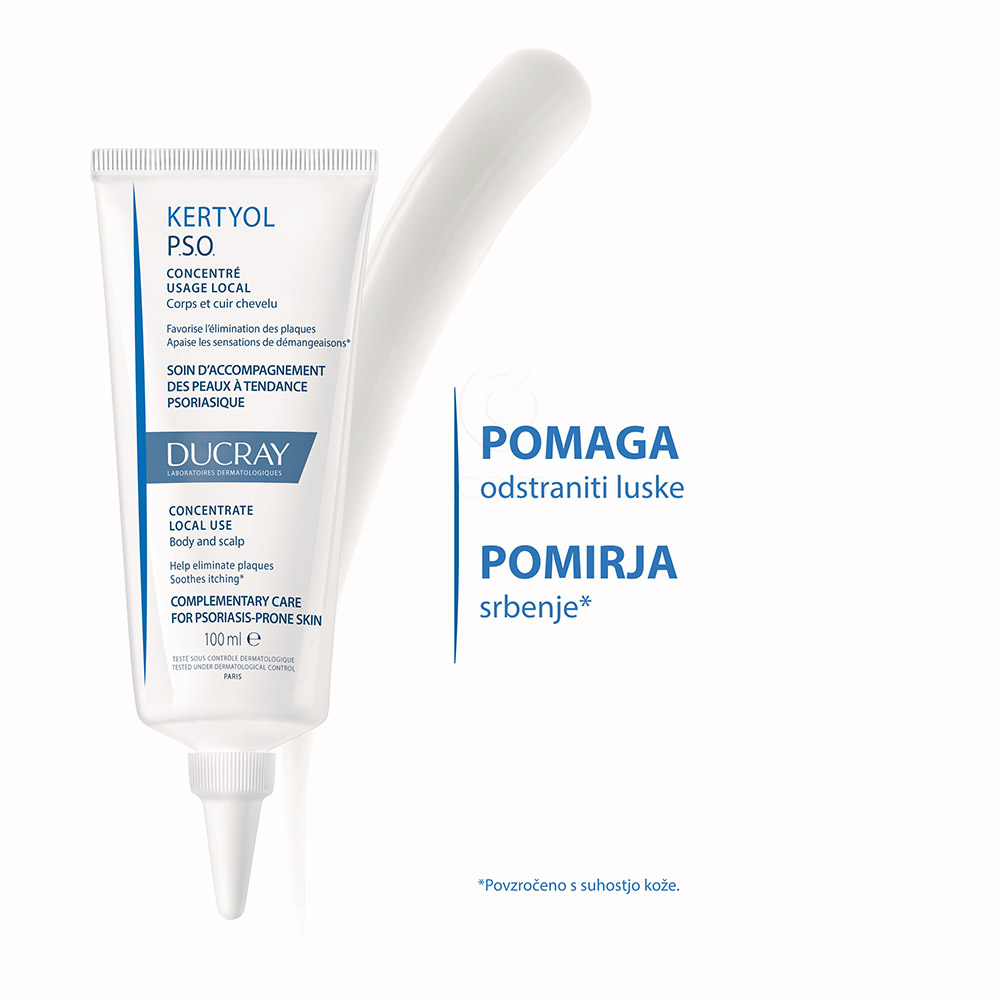 Ducray Kertyol P.S.O., koncentrat za lokalno uporabo (100 ml)