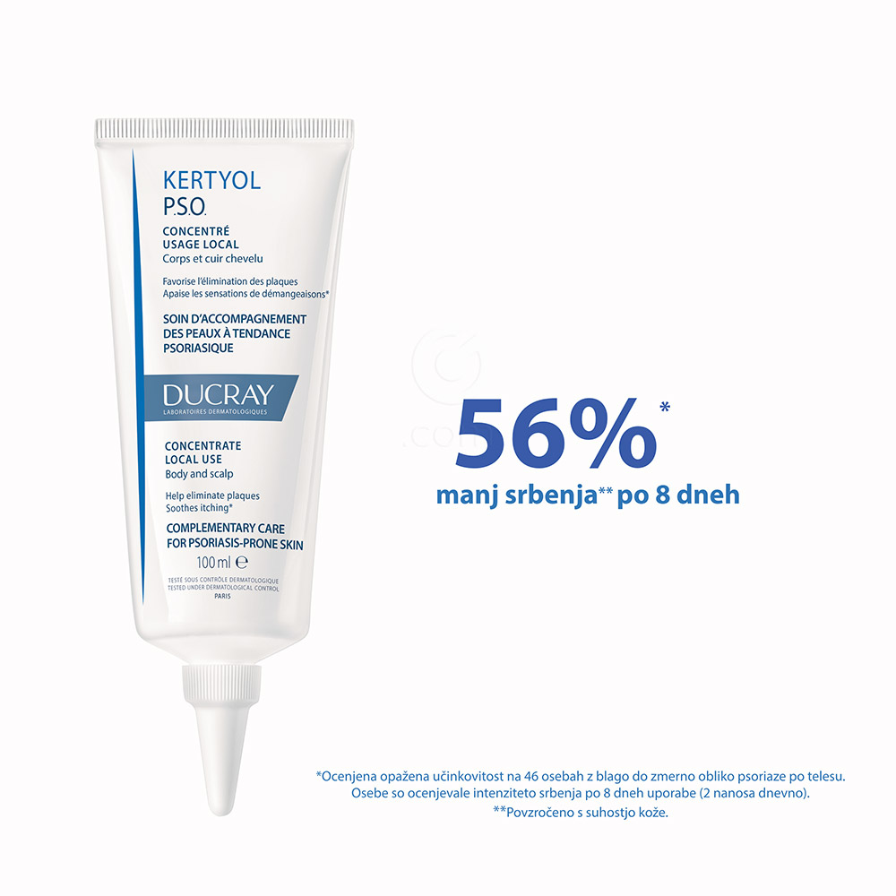 Ducray Kertyol P.S.O., koncentrat za lokalno uporabo (100 ml)