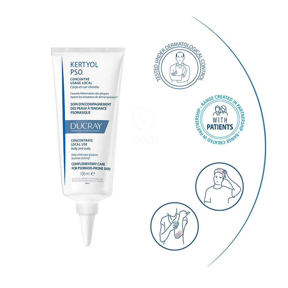 Ducray Kertyol P.S.O., koncentrat za lokalno uporabo (100 ml)