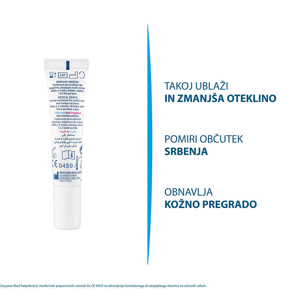 Ducray Dexyane MeD Palpebral, krema za očesni ekcem (15 ml)