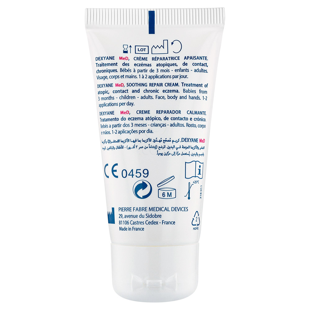 Ducray Dexyane MeD, pomirjajoča obnovitvena krema (30 ml)