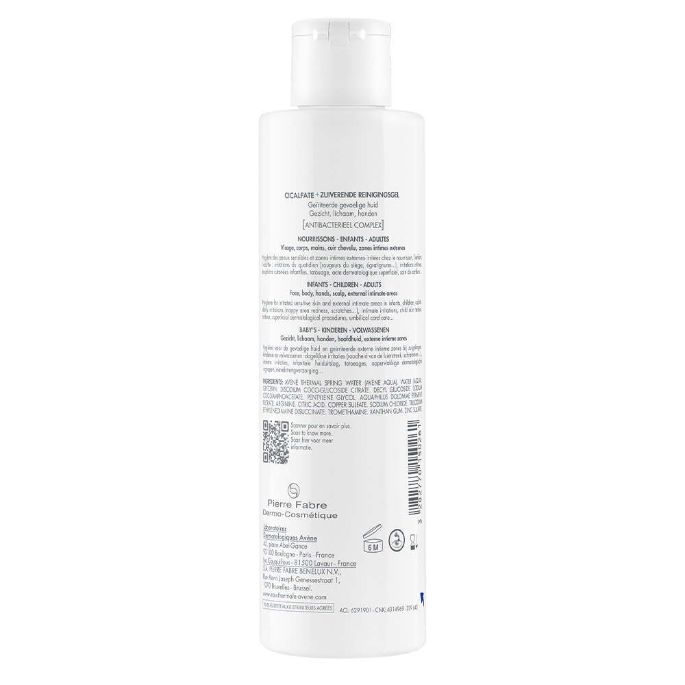 Avene Cicalfate+, gel za čiščenje (200 ml)