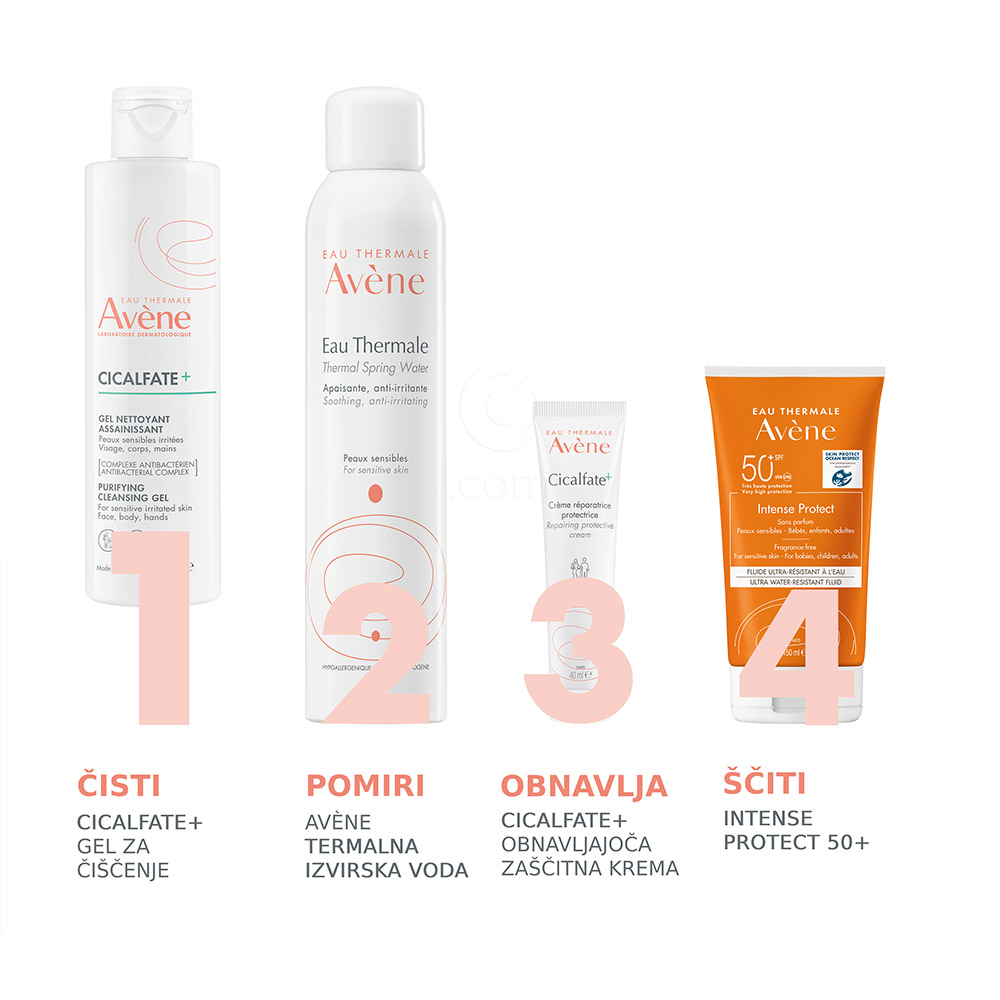 Avene Cicalfate+, gel za čiščenje (200 ml)
