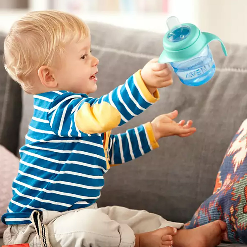 Avent, lonček z ročaji in ustnikom - 6 mesecev+ (200 ml)