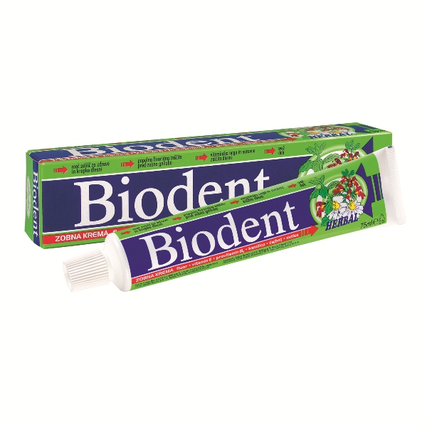 Biodent Herbal, zeliščna zobna krema (75 ml)