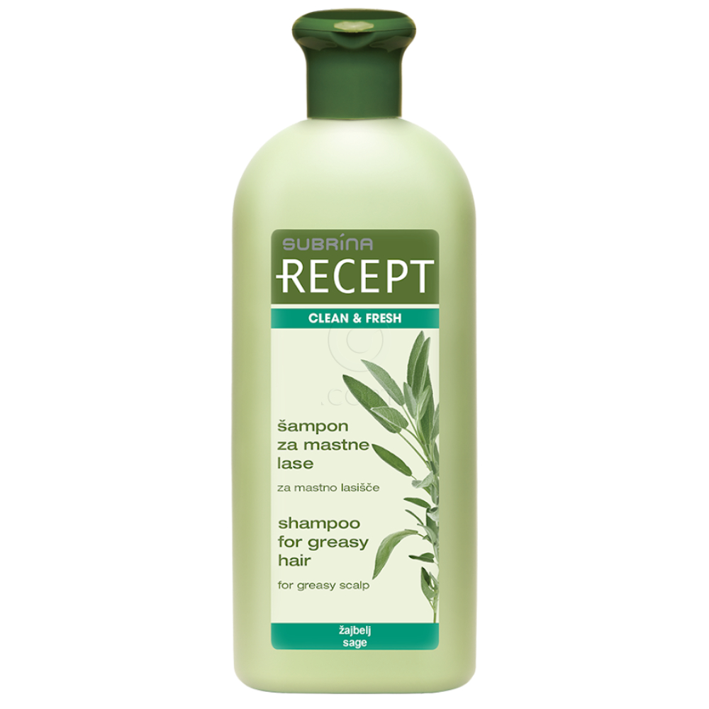 Subrina Recept Clean&Fresh, šampon proti mastnim lasem (400 ml)