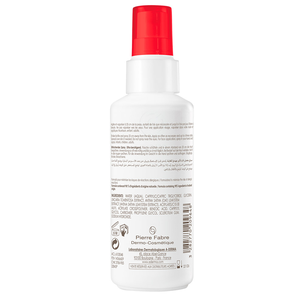 A-Derma Cutalgan, osvežujoče pršilo (100 ml)
