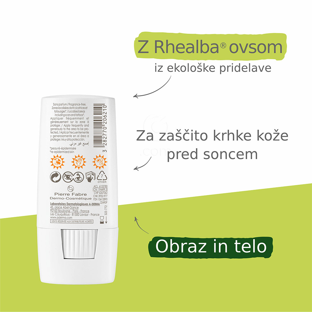 A-Derma Protect X-Trem, nevidni stik - ZF 50+ (8 g)