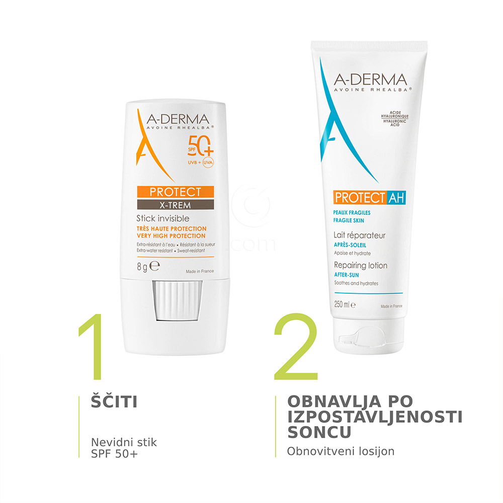 A-Derma Protect X-Trem, nevidni stik - ZF 50+ (8 g)