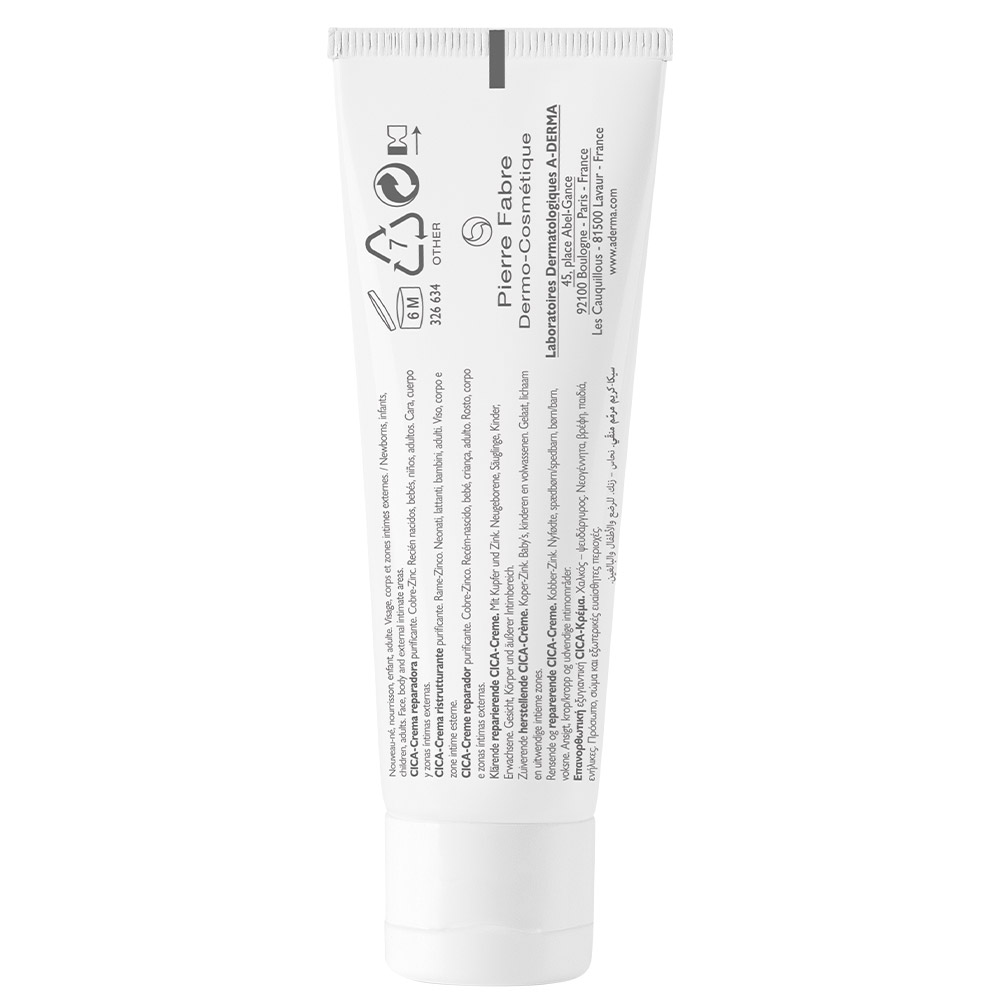 A-Derma Dermalibour+, obnavljajoča CICA-krema (50 ml)