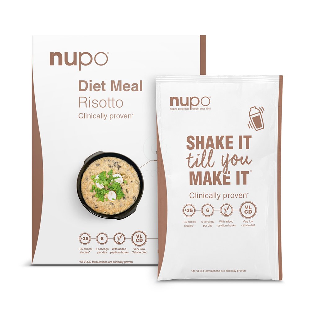 Nupo dietni topli obrok, Rižota z gobami - Vegan (10 obrokov)