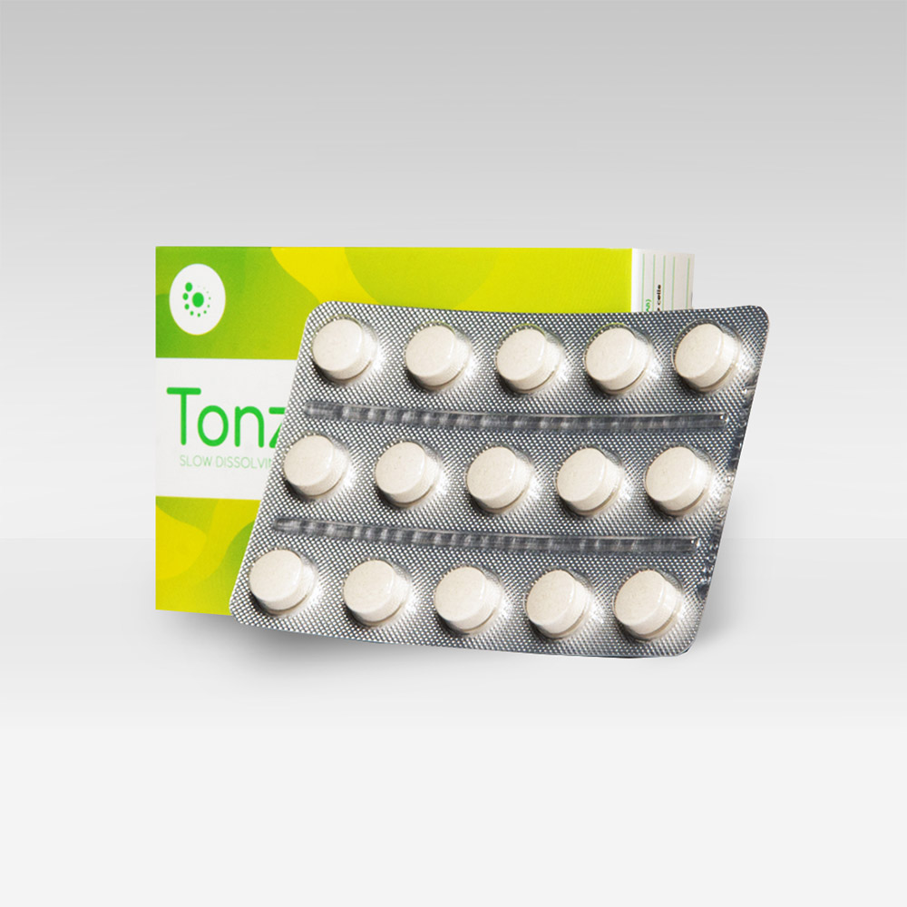 Tonzilette, tablete s počasnim raztapljanjem v ustih (30 tablet)