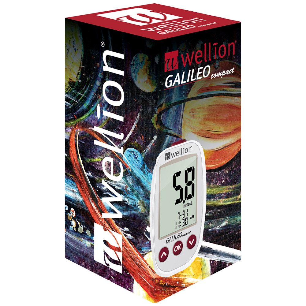 Wellion Galileo Compact, set za merjene sladkorja v kapilarni krvi (1 set)