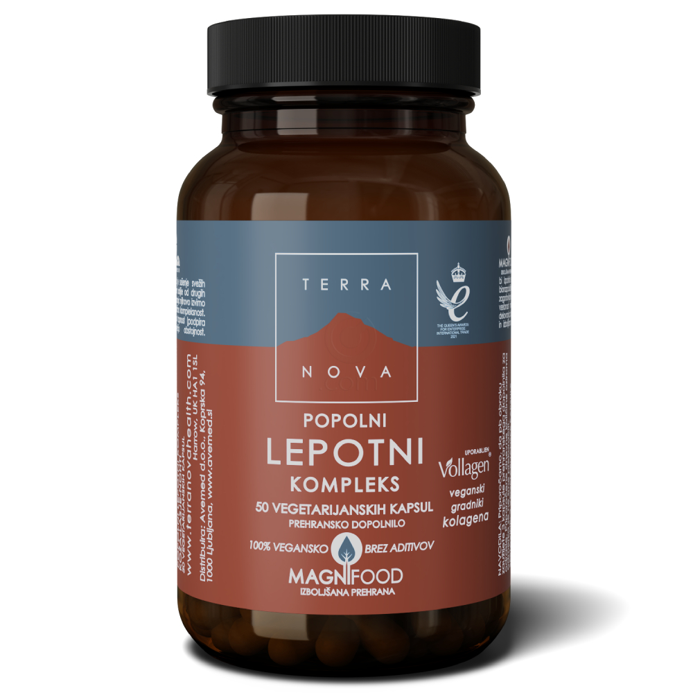 Terranova popolni lepotni kompleks koža - lasje - nohti, kapsule (50 kapsul)