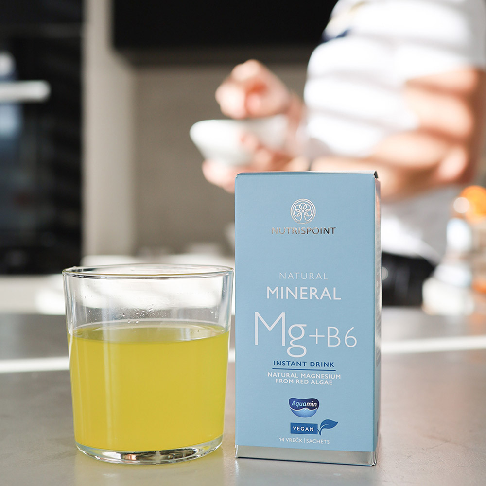 Nutrispoint Natural Mineral Mg + B6, vrečke (14 vrečk)
