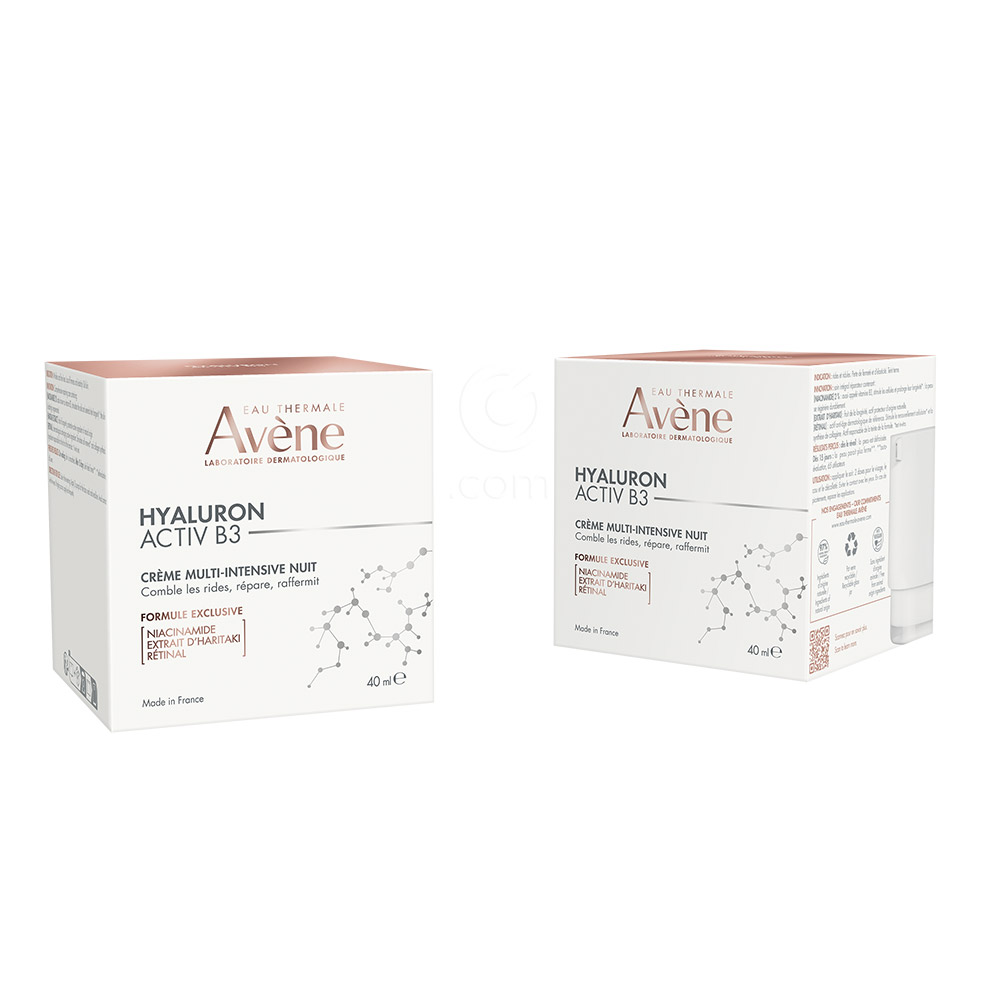 Avene Hyaluron Activ B3, multiintenzivna nočna krema (40 ml)