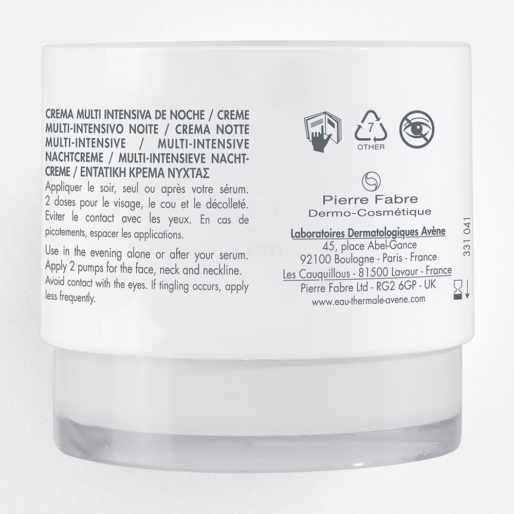 Avene Hyaluron Activ B3, multiintenzivna nočna krema (40 ml)