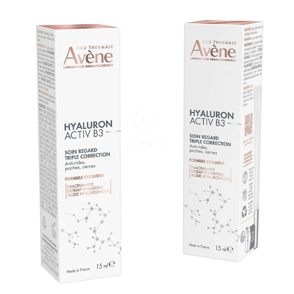 Avene Hyaluron Activ B3, trojna korektivna nega za predel okoli oči (15 ml)