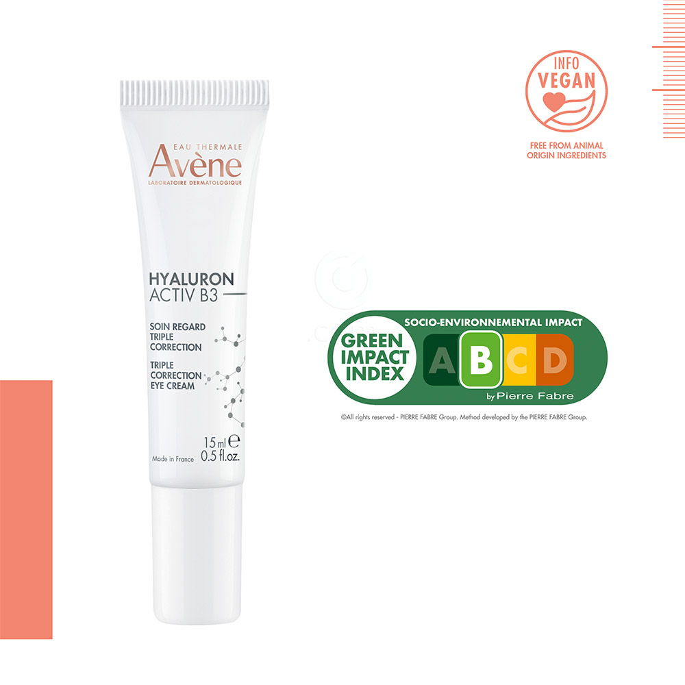 Avene Hyaluron Activ B3, trojna korektivna nega za predel okoli oči (15 ml)