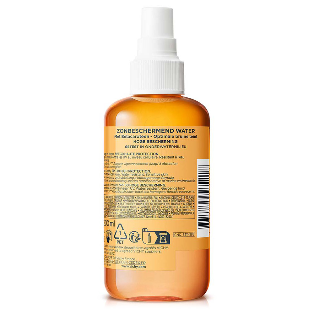 Vichy Capital Soleil, tonirana vodica za zaščito pred soncem - ZF30 (200 ml)