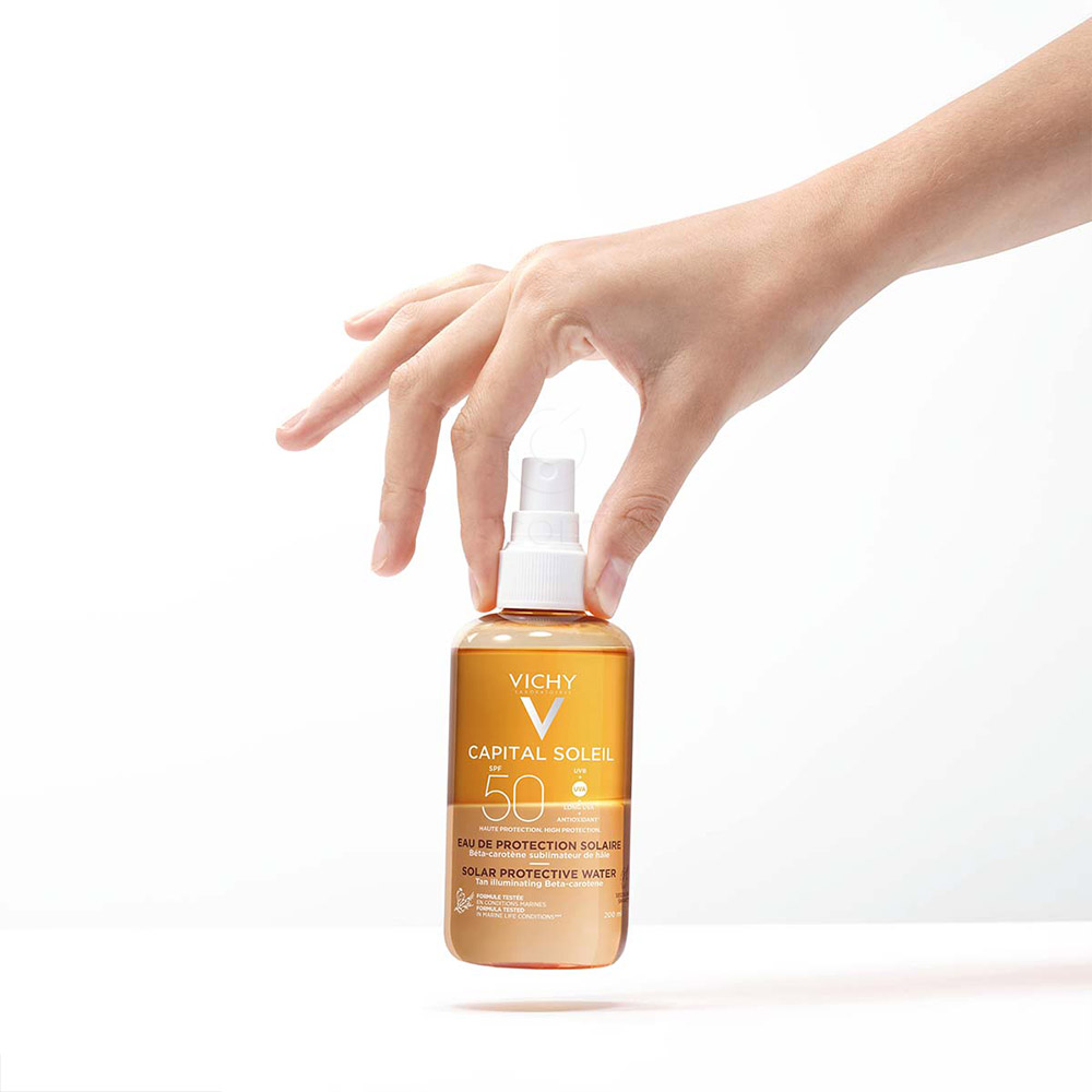 Vichy Capital Soleil, tonirana vodica za zaščito pred soncem - ZF30 (200 ml)