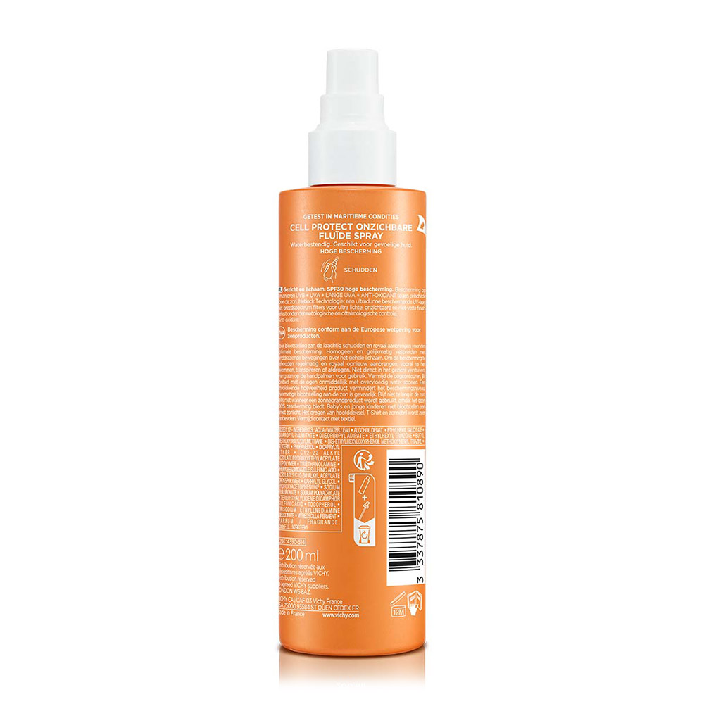 Vichy Capital Soleil, fluid na vodni osnovi za zaščito kožnih celic - ZF30 (200 ml)
