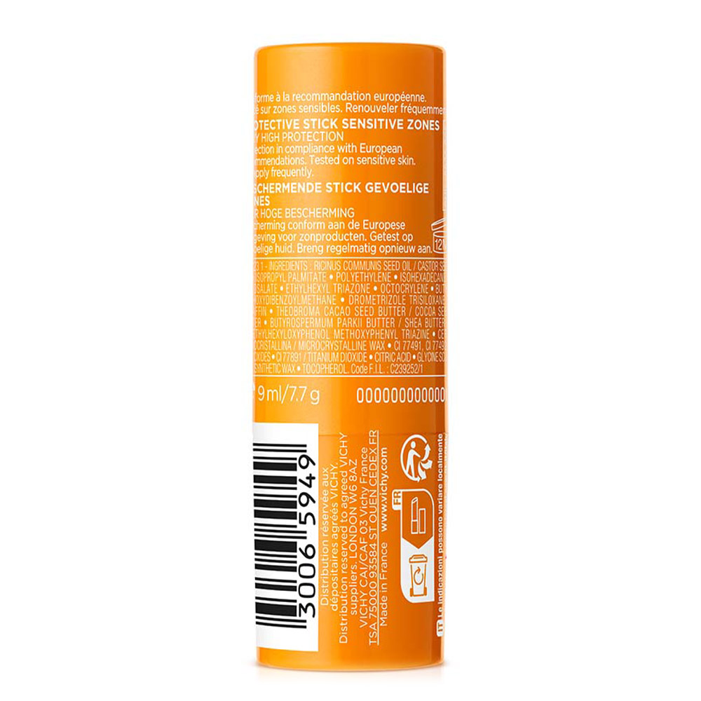 Vichy Capital Soleil, stik za občutljive predele ZF50+ (9 g)