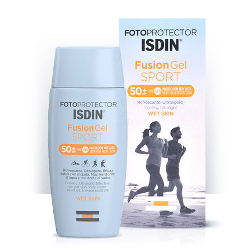 ISDIN Sun Fotoprotector Fusion Gel Sport Wet skin, gel za telo za zaščito pred soncem - ZF50+ (100 ml)