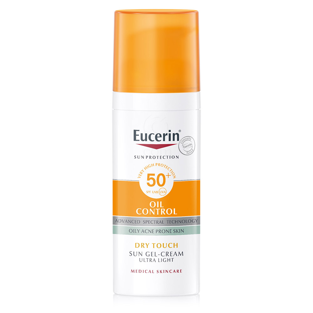 Eucerin Sun Oil Control Dry Touch, kremni gel za zaščito obraza - ZF50+ (50 ml)