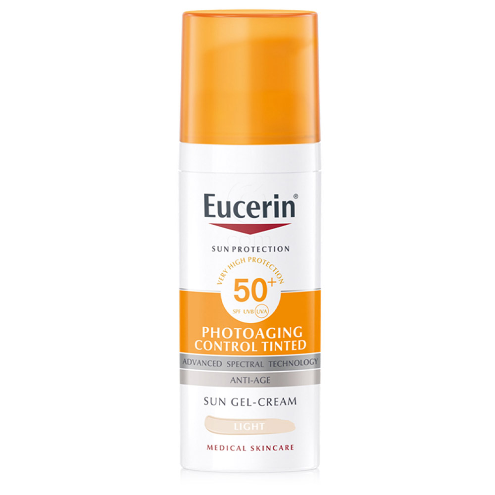Eucerin Sun Photoaging Control, fluid za obraz v odtenku Light - ZF50+ (50 ml)