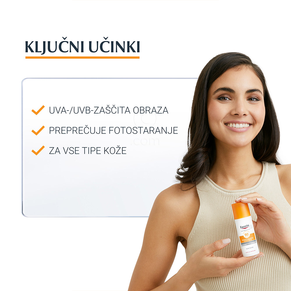 Eucerin Sun Photoaging Control, fluid za obraz - ZF 50 (50 ml)