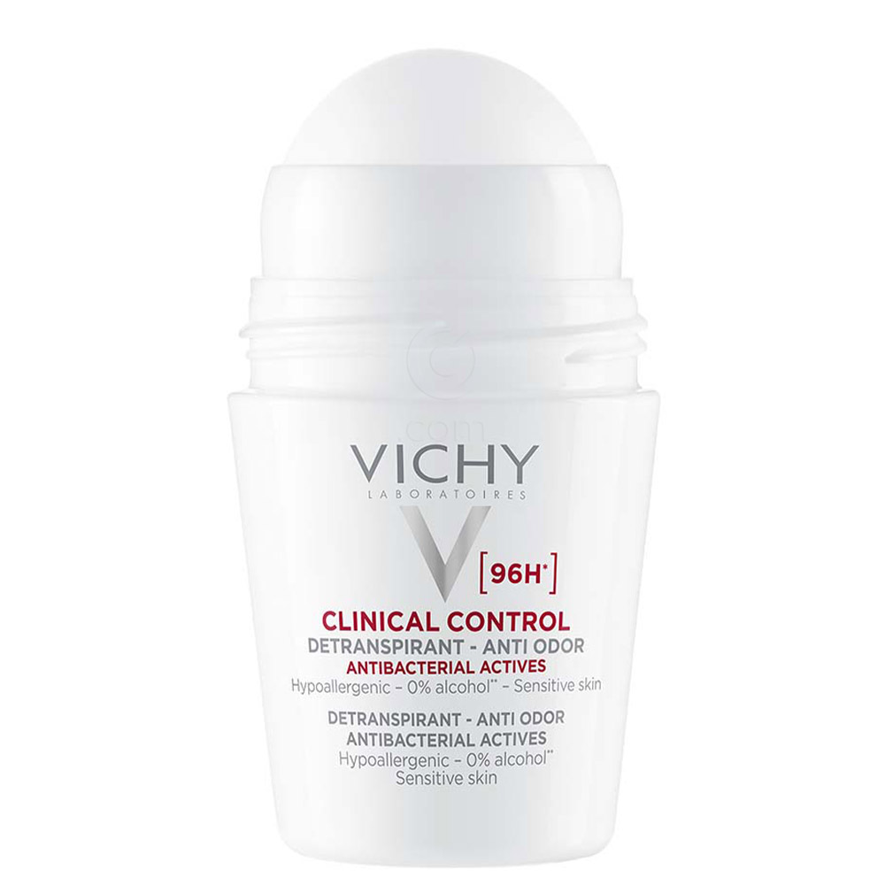 Vichy Clinical Control 96h Detranspirant, roll-on dezodorant proti neprijetnemu vonju (50 ml)