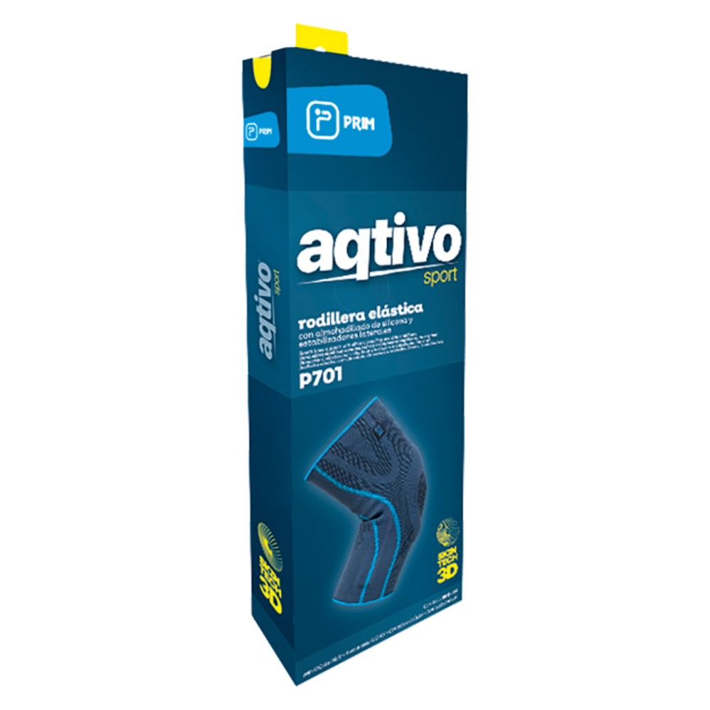 Aqtivo Sport P701, opora za koleno s silikonom - velikost S (1 opora)