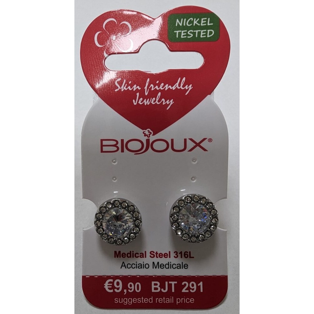 Biojoux, uhani iz kirurškega jekla - Petunija - BJT291 (2 uhana)