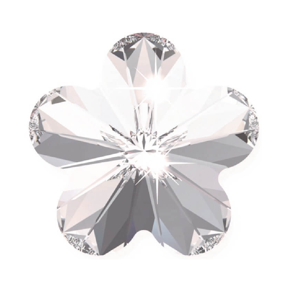 Biojoux, uhani iz kirurškega jekla - Swarovski kristalna roža - BJT963 (2 uhana)