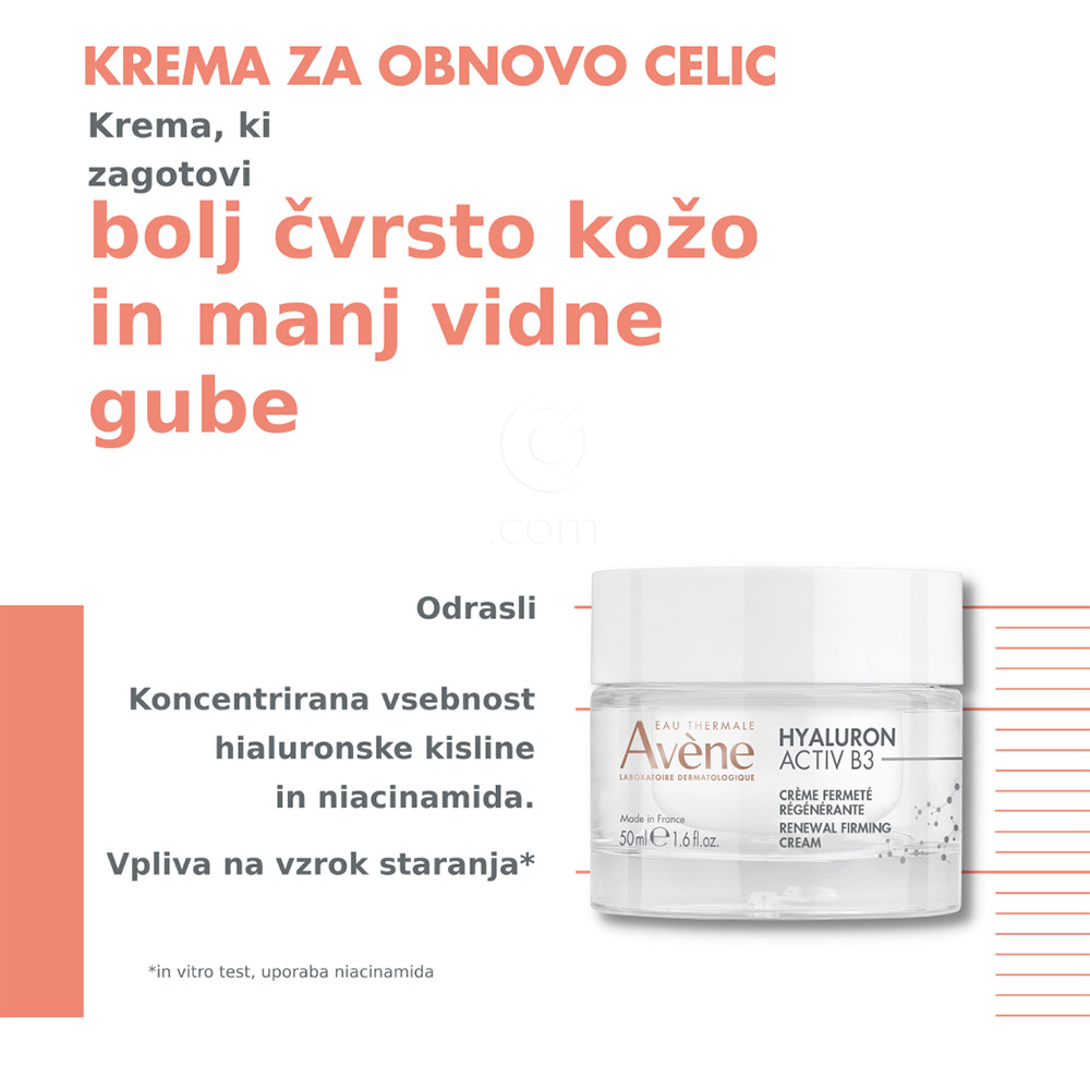 Avene Hyaluron Activ B3, anti-age rutina (50 ml + 40 ml)
