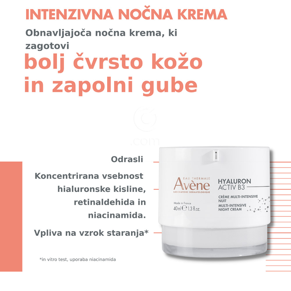 Avene Hyaluron Activ B3, anti-age rutina (50 ml + 40 ml)