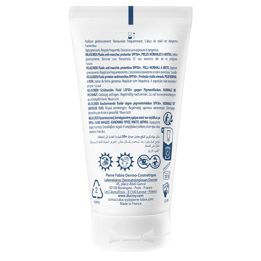 Ducray Melascreen UV, zaščitni fluid proti madežem ZF50+ (50 ml)