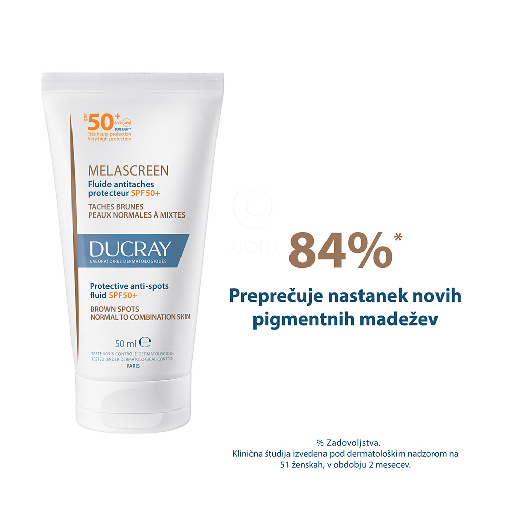 Ducray Melascreen UV, zaščitni fluid proti madežem ZF50+ (50 ml)